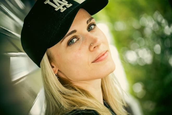 Urs Fischer mit seiner Tochter Riana 2022