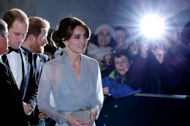 Kate Middleton nicht schwanger Style Haare Frisur dünn