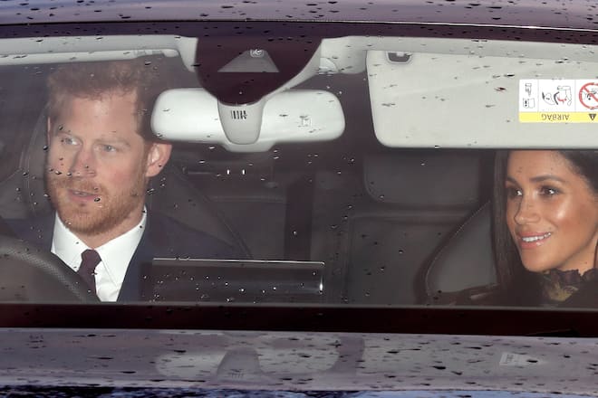 Meghan Markle in Erdem auf dem Weg zum Palast