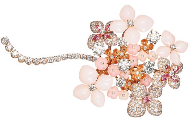 Brosche Hortensia von Chaumet.
