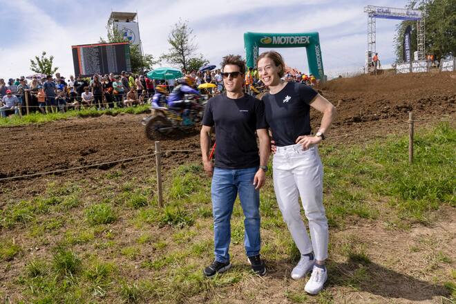 v.l. Luca de Aliprandini, Michelle Gisin