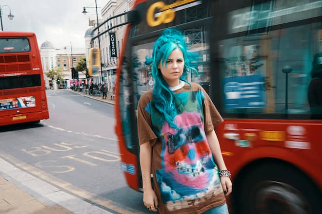 Kings Elliot / Anja Gmür, Singer Songwriterin, in ihrem Wohnort im Südwesten von London, 29.06.2022, Foto Lucia Hunziker