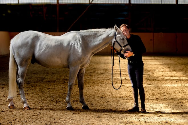 Martin Fuchs mit Paradepferd Clooney