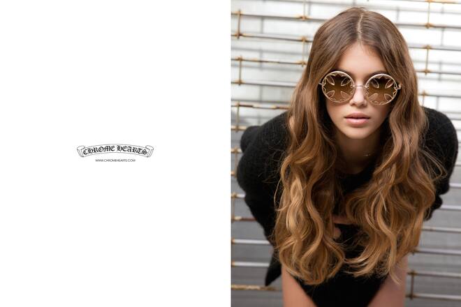 Kaia Gerber Chrome Hearts