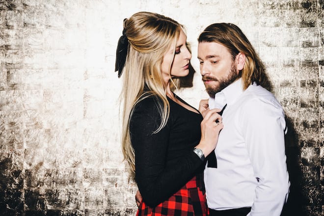 Baschi mit Alana im The Dolder Grand 2022 Haar & Makeup: Snesha Bloom Location: The Dolder Grand