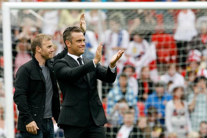 Gary Barlow und Robbie Williams