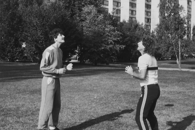 Vater und Sohn Gabet und Stephane Chapuisat