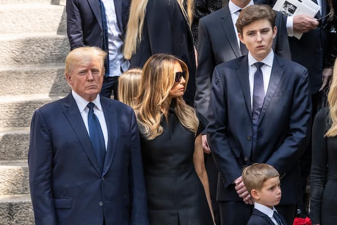 Donald Melania Barron Trump