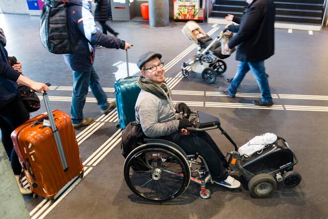 Jahn Graf Rollstuhl-Youtuber SI Shooting vom 08.03.2018