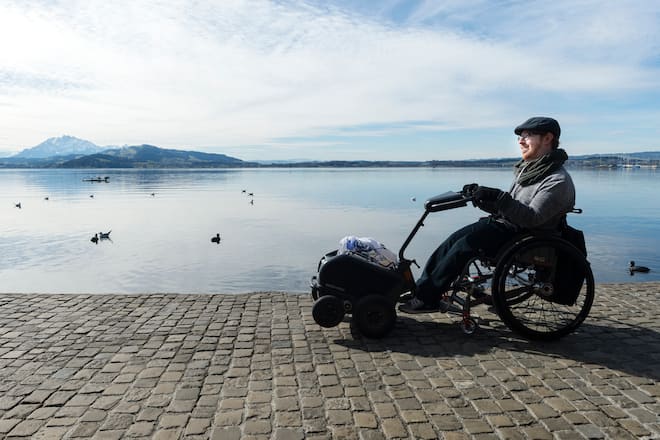Jahn Graf Rollstuhl-Youtuber SI Shooting vom 08.03.2018