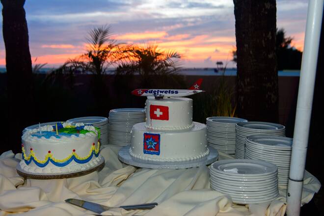 Luca Ruch 23. Geburtstag in Florida Torte