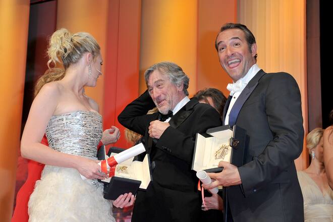 Filmfestival Cannes 2011 Abschlussabend Kirsten Dunst Jean Durjardin