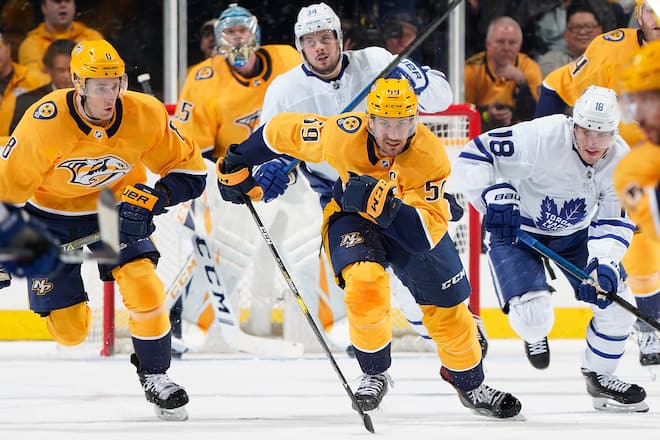 Roman Josi #59 of the Nashville Predators