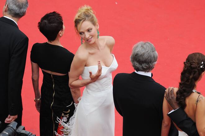 Cannes Film Festival 2011 Eröffnung Uma Thurman