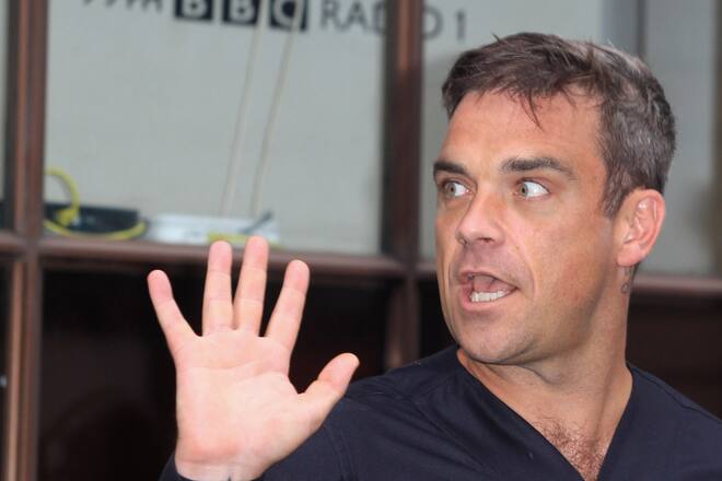 Robbie Williams Premiere Shame Interview Ayda