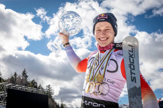 Marco Odermatt 19.03.23 in Soldeu Andorra ©David Birri