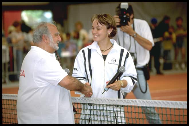 Nicolas G. Hayek Martina Hingis
