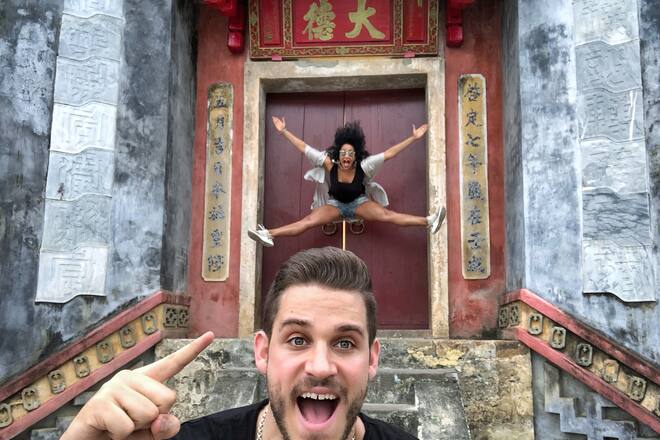 Fabienne Louves und ihr Freund Luca Schneider in Vietnam März 2019