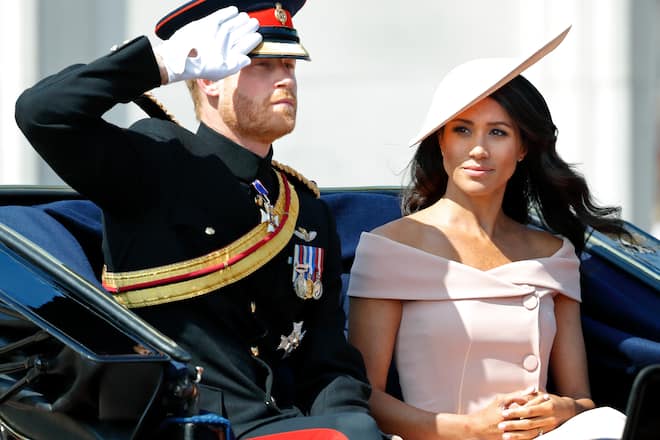 Harry und Meghan am Trooping the colour 2018