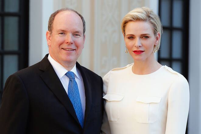Prinz Albert und Charlène von Monaco