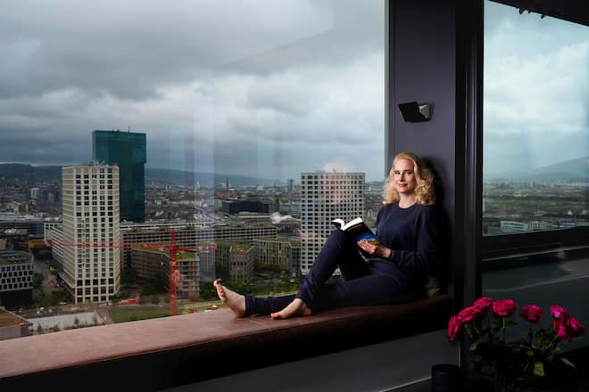 Lena Lisa Wuestendoerfer, Dirigentin, Homestory, Sohn Loris, Neue Wohnung, Loft, Zuerich West, Zuerich, 2024, Fotos: Geri Born