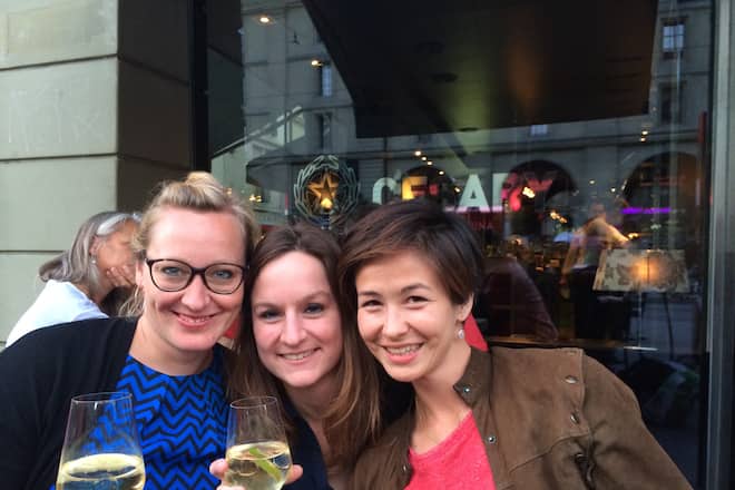 Aline Trede Grüne Nationalrat mit Sohn Mann Fotos