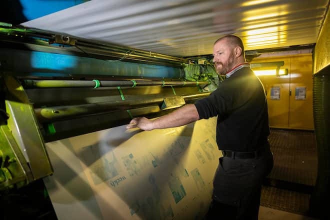 Swissprinters, der letzte Druck