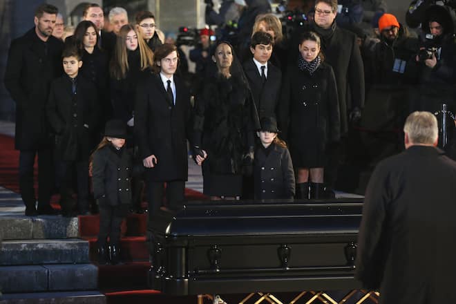 Celine Dion Beerdigung