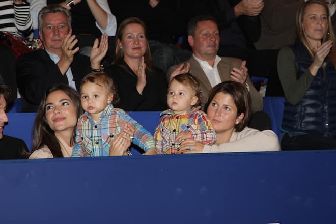Myla und Charlene Federer Mama Mirka
