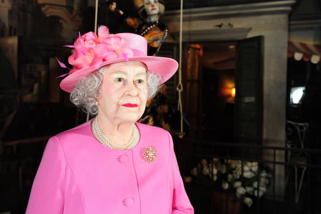 Wachsfigur Queen Elizabeth