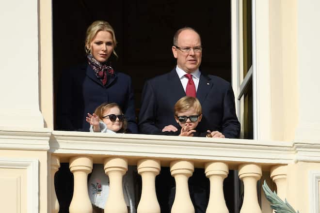 Fürstenpalast Monaco Fürst Albert und Fürstin Charlène