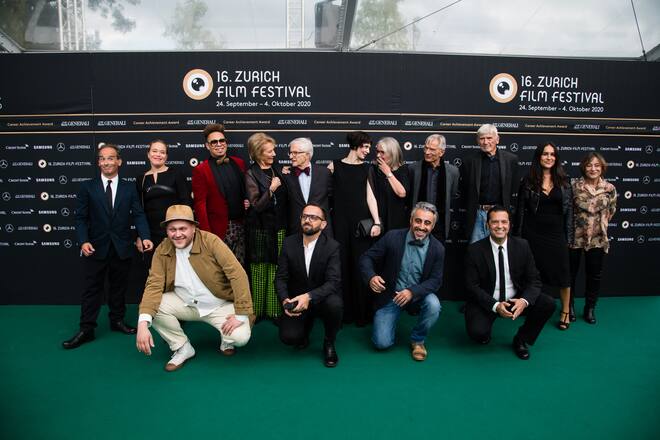 Cast mit Rolf Lyssy- "Eden für Jeden " Premiere beim 16. Zürich Filmfestival am 28.09.2020 ©Alexandra Pauli