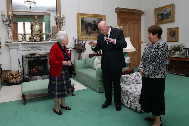 Die Queen im Balmoral Castle