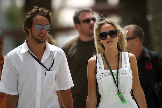 Jenson Button und Florence Brudenell-Bruce