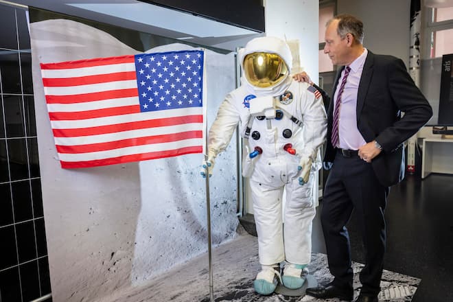 Thomas Zurbuchen, Astrophysiker, aufgenommen im Departement für Erd- und Planetenwissenschaften an der ETH in Zürich. ©Kurt Reichenbach