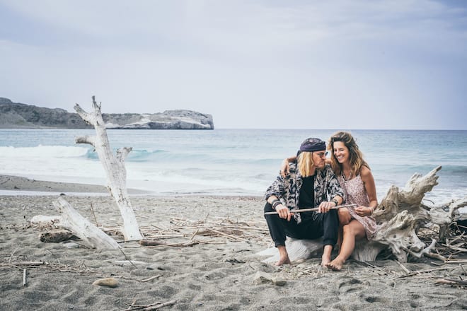 Chris VonRohr mit seiner Freundin Patricia 2023