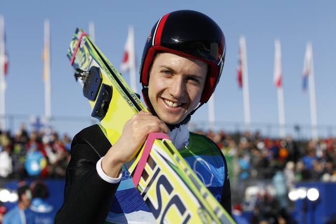 Simon Amman im Zielraum