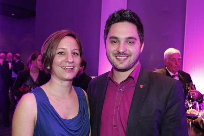 Cédric Wermuth in Baden mit Freundin