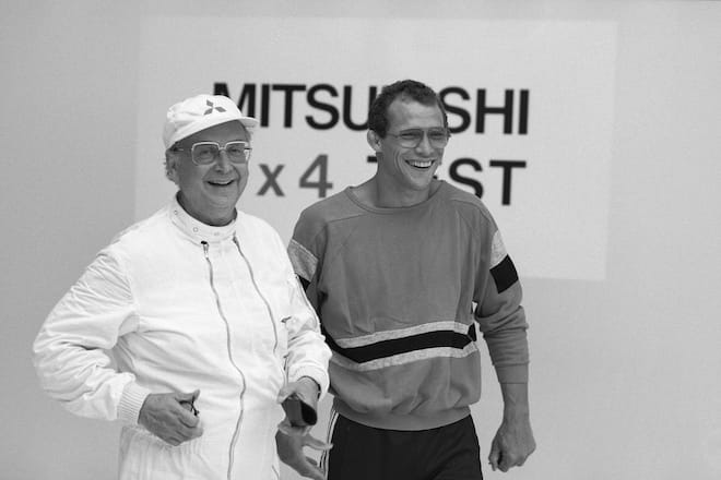Jürg Röthlisberger mit Walter Roderer