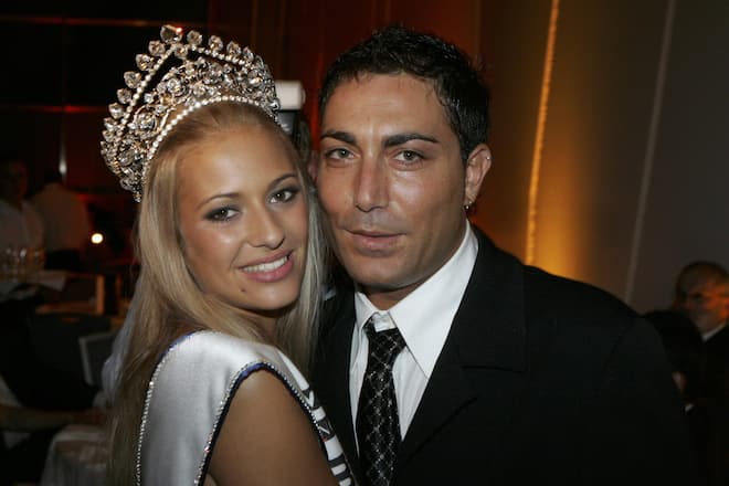Miss Schweiz 2006 Christa Rigozzi mit ihrem Freund Giovanni Marchese