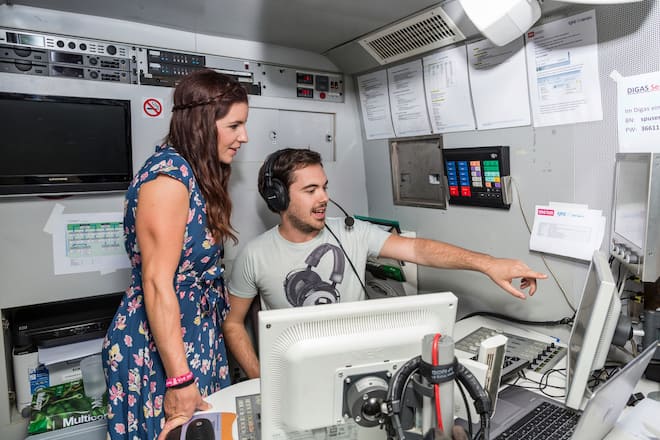 Tina Weirather und Fabio Nay