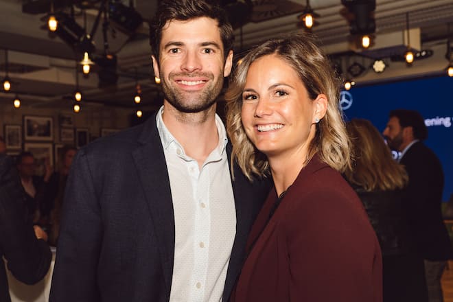 Mario Gyr mit Freundin Fabienne Bamert - ZFF Zurich Film Festival - An Evening With Javier Bardem - Ringier Event - Javier Bardem im Talk mit Sandra Studer. Im The Studio redet er über seinen neuen Film Sanctuary - Zürich - Donnerstag, 3.10.19 - Copyright Olivia Pulver