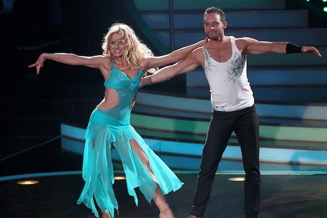 COLOGNE, GERMANY - MAY 31: Balian Buschbaum and Sarah Latton attend the Let's Dance Final at Coloneum on May 31, 2013 in Cologne, Germany. (Photo by Mathis Wienand/Getty Images)