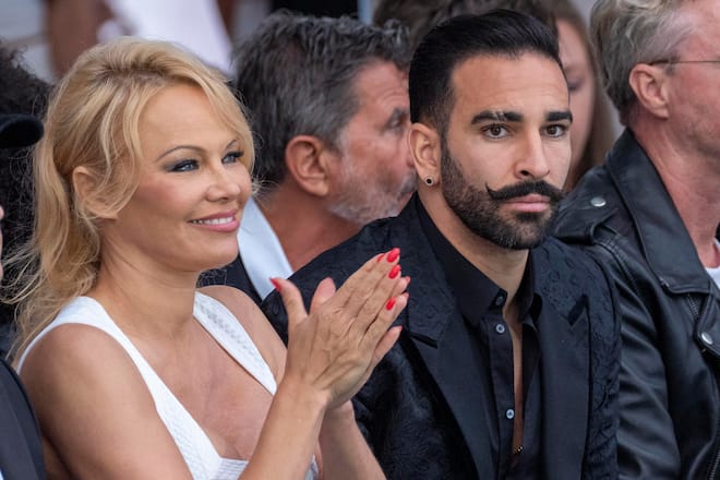 Adil Rami und Pamela Anderson