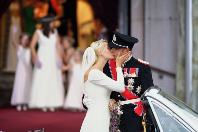 The Wedding Of Crown Prince Haakon Of Norway And Mette-Marit In Oslo. (Photo by Julian Parker/UK Press via Getty Images)
