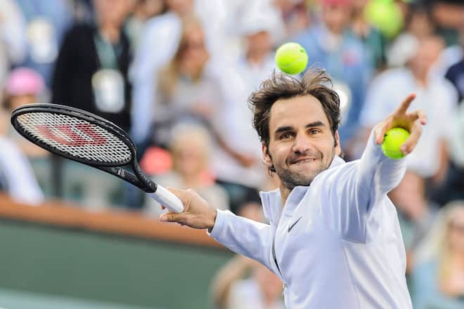 Roger Federer Indian Wells 14.03.2018
