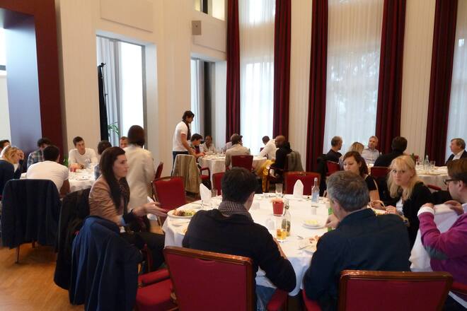 Mister-Schweiz-Kandidaten 2011, Speisesaal Bad Ragaz