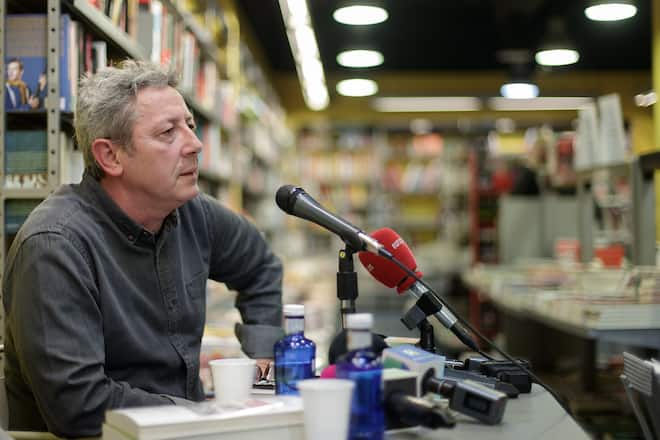 MADRID, SPAIN - APRIL 12: Alonso Guerrero attends the 'El amor de Penny Robinson' ('The love of Penny Robinson') press conference at Le bookshop on April 12, 2018 in Madrid, Spain. (Photo by Eduardo Parra/Getty Images)