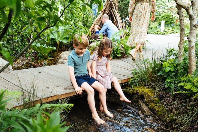 Prinz George und Prinzessin Charlotte