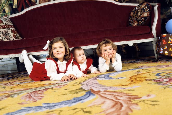 Victoria, Madeleine und Carl Philip